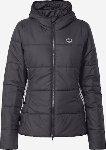 ADIDAS ORIGINALS Winter Jacket in Black: front