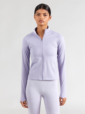 Veste de survêtement 4F en violet : devant