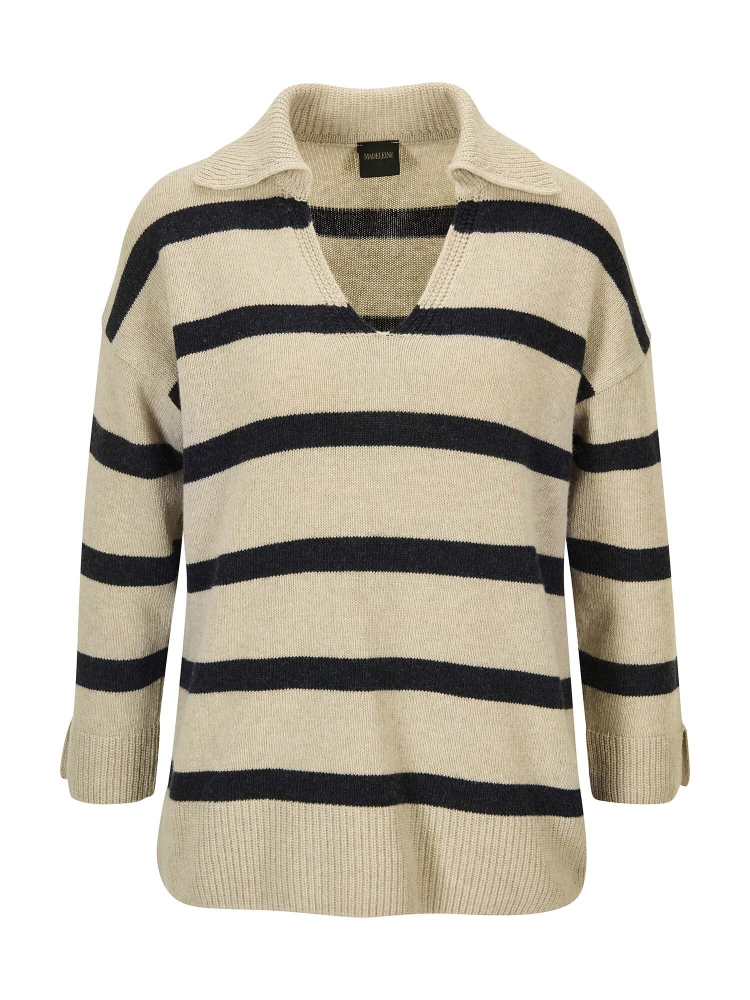 Pull-over MADELEINE en beige : devant