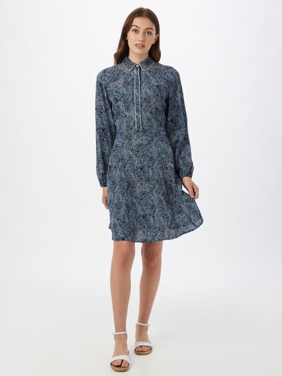 Rochie tip bluză 'CLARKE' NÜMPH pe albastru / safir / alb, Vizualizare model