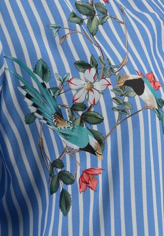 Key Largo Bluse 'Bird' in Blau