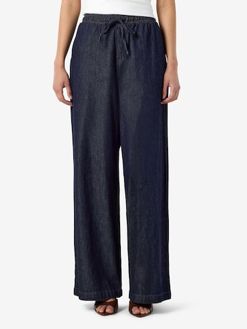 Wide leg Pantaloni 'NMEnza' di Noisy may in blu: frontale