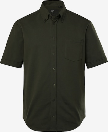 JP1880 Overhemd in Groen: voorkant