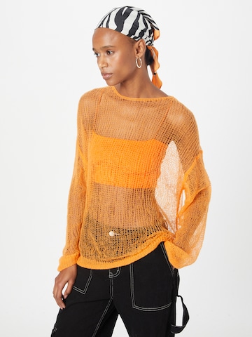 WEEKDAY Sweater 'Tilly' in Orange: front