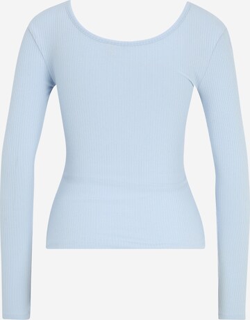 Pieces Petite Shirt 'KITTE' in Blauw