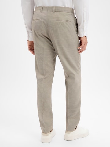 Regular Pantalon à plis 'Leon' BOSS en beige