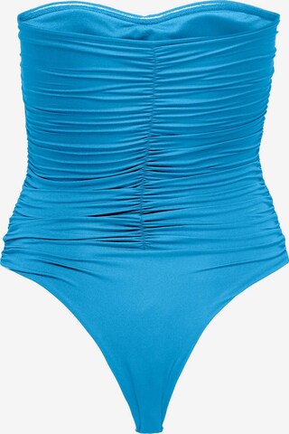 ONLY Bandeau Swimsuit in Blue