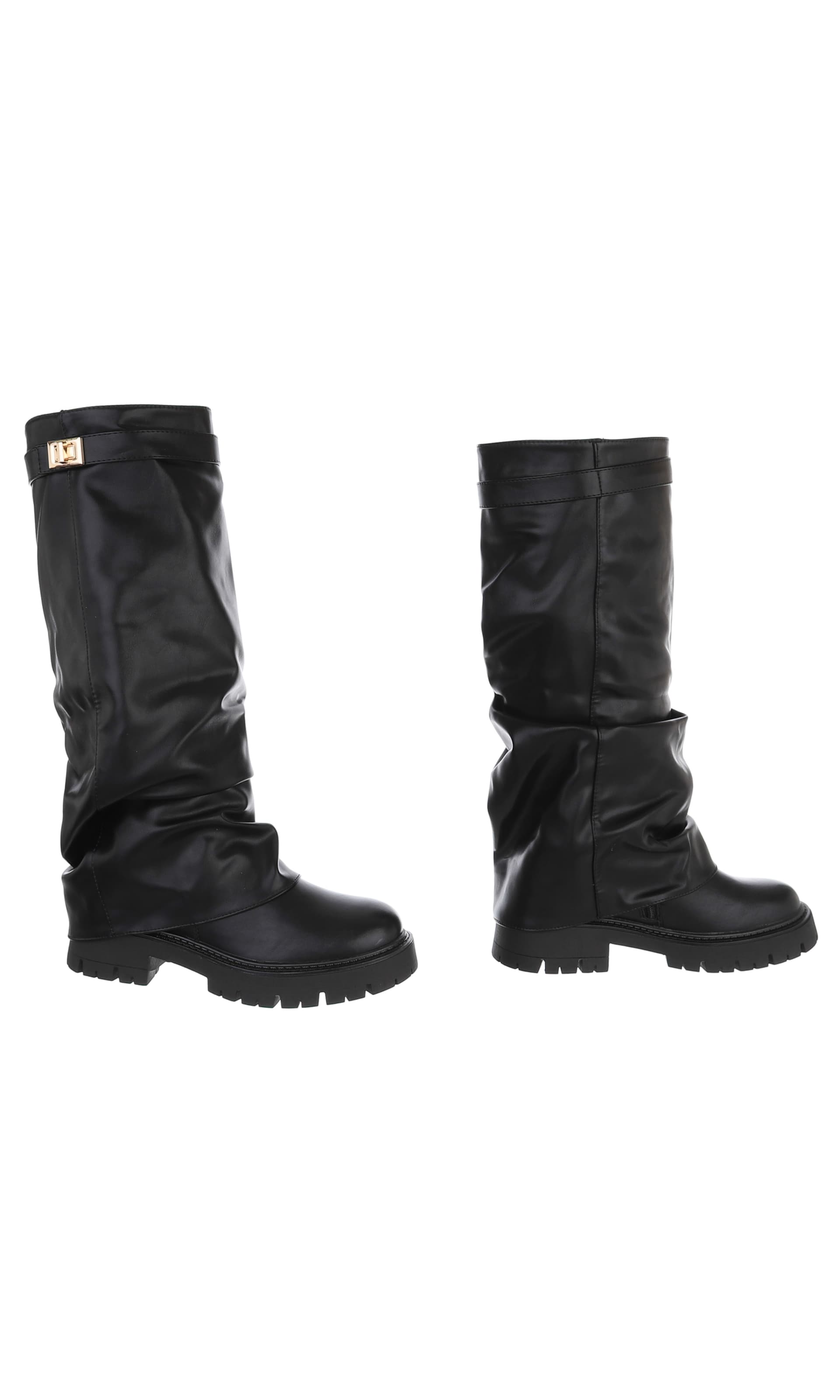 Ital-Design Stiefel in Schwarz