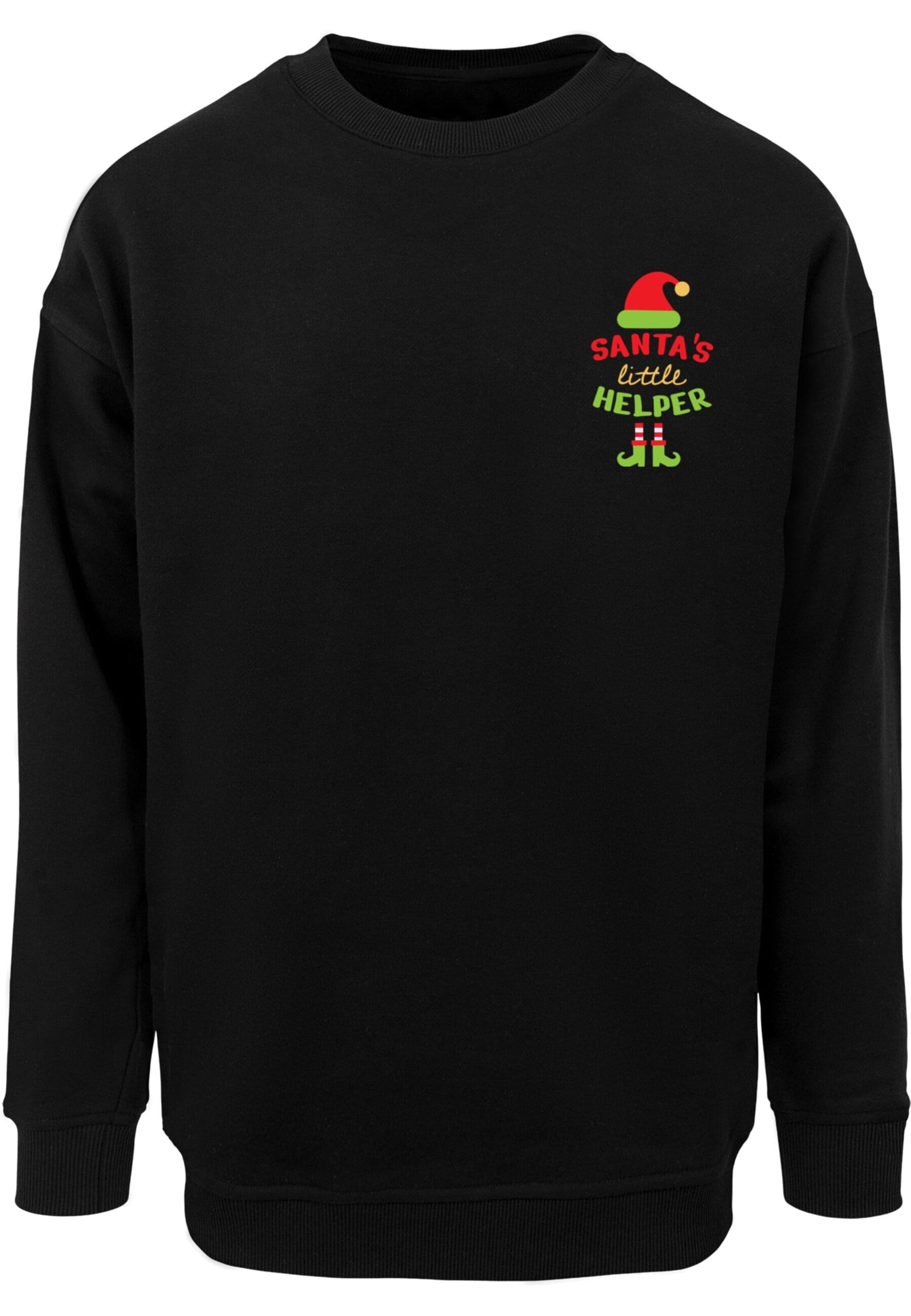 Merchcode Sweatshirt in Schwarz: Vorderseite