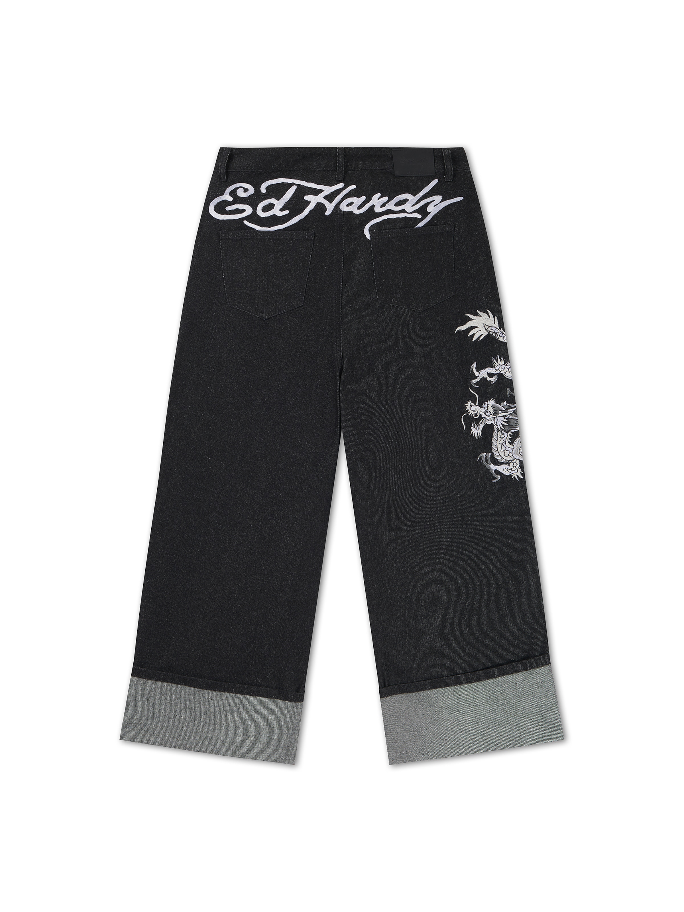 Ed Hardy - Loosefit Vaquero en negro