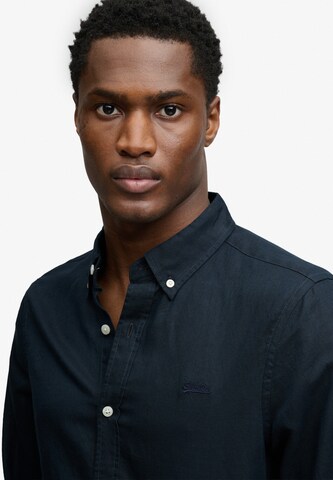 Coupe regular Chemise Superdry & Co en bleu