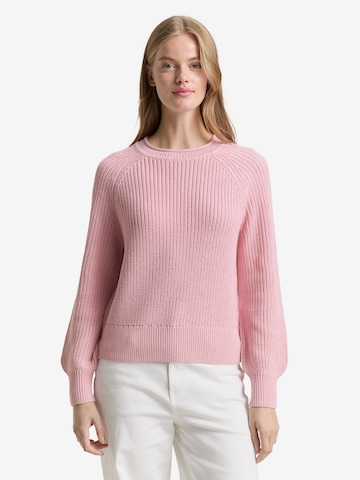TOM TAILOR DENIM Neulepaita värissä vaaleanpunainen: etupuoli