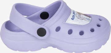 Claquettes / Tongs 'Frozen' DISNEY en violet : devant