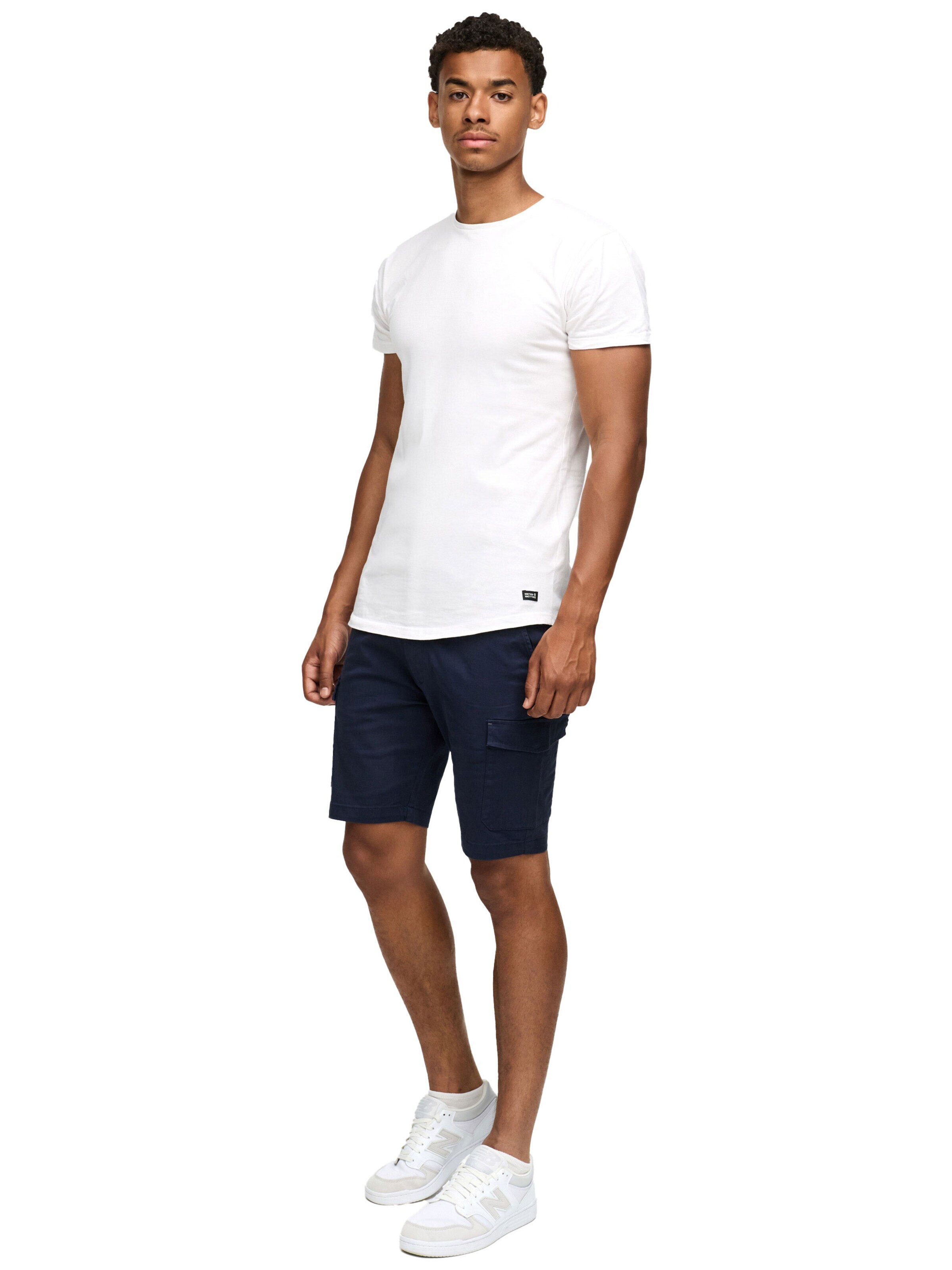 INDICODE Regular Cargo Pants 'Indicode Laulax' in Blue