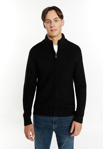 MO Knit Cardigan 'Mimo' in Black: front