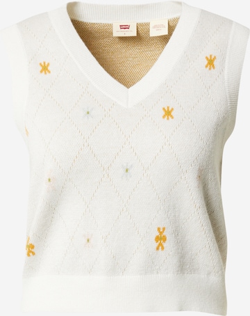 LEVI'S ® Pulover 'Levi's® Women's Shelly Sweater Vest' | bela barva: sprednja stran
