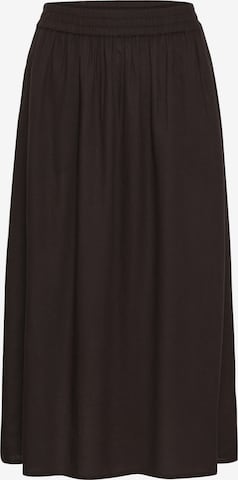 Jupe 'KAmilia Skirt' Kaffe en marron : devant