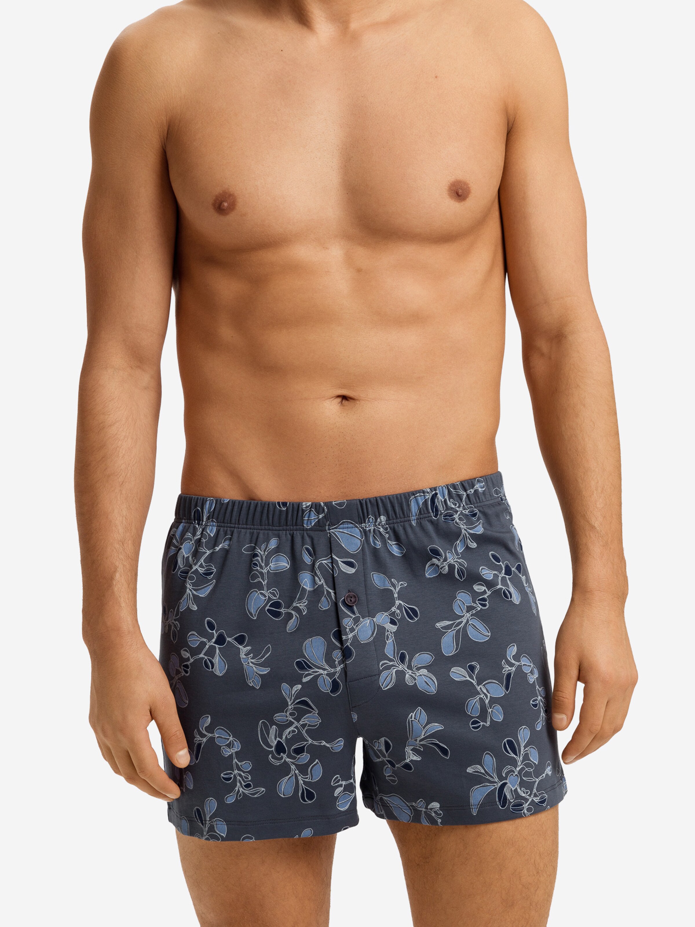 Boxers ' Cotton Sporty ' Hanro en bleu : devant