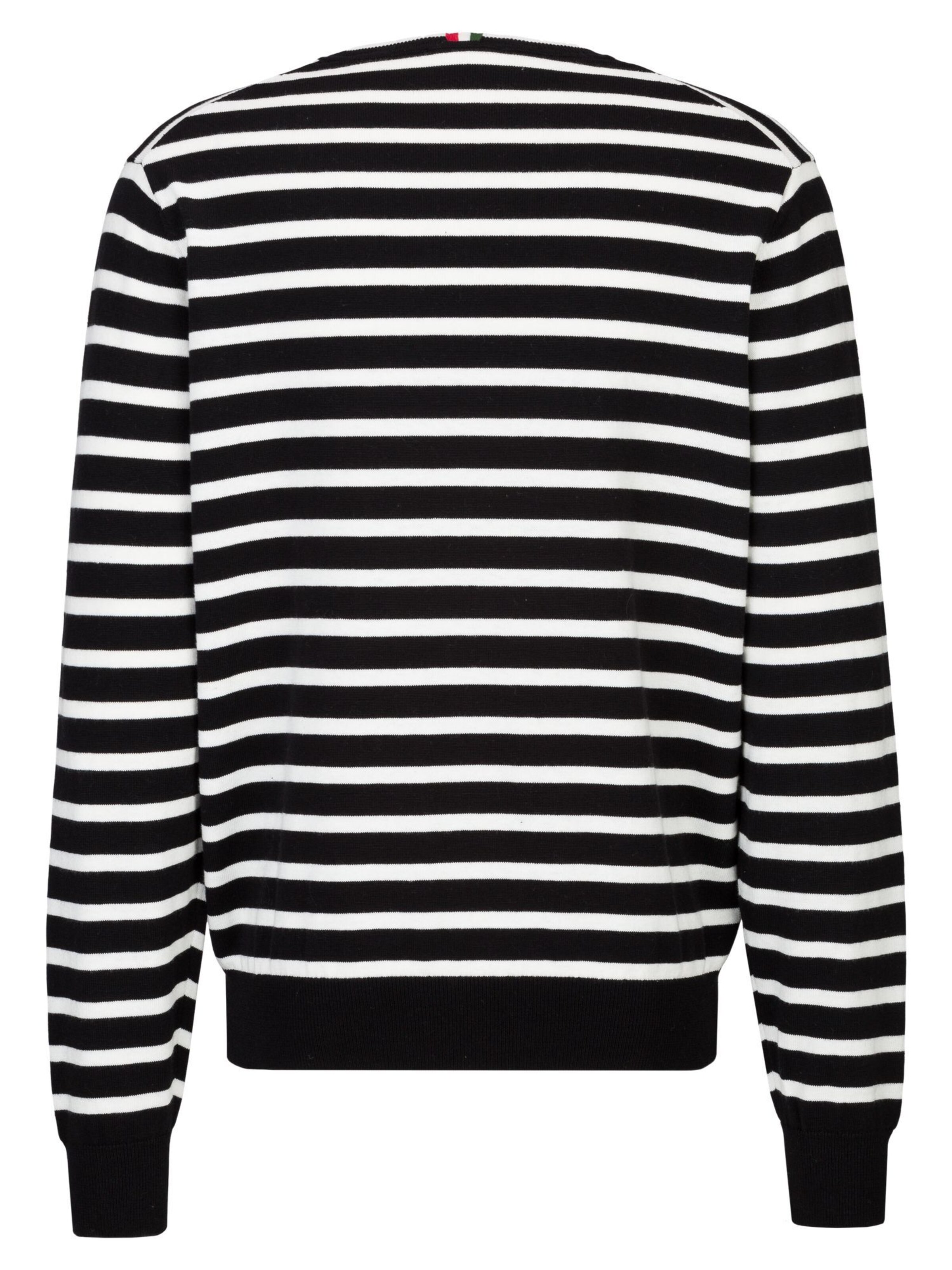 19V69 ITALIA Tröja 'Macario' i svart