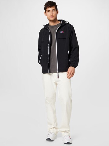 Tommy Jeans Between-Season Jacket 'Chicago' in Black