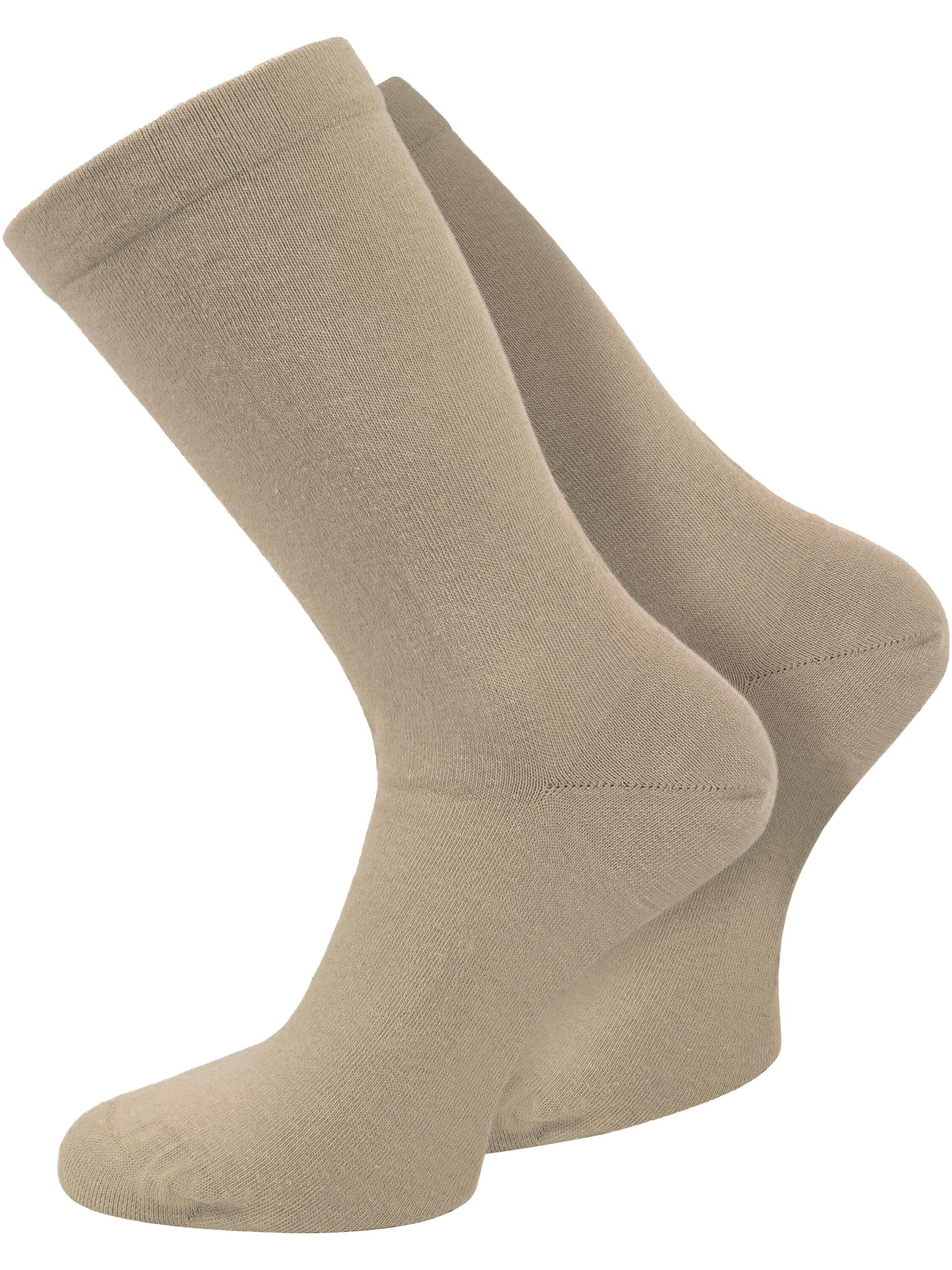 Chaussettes normani en beige
