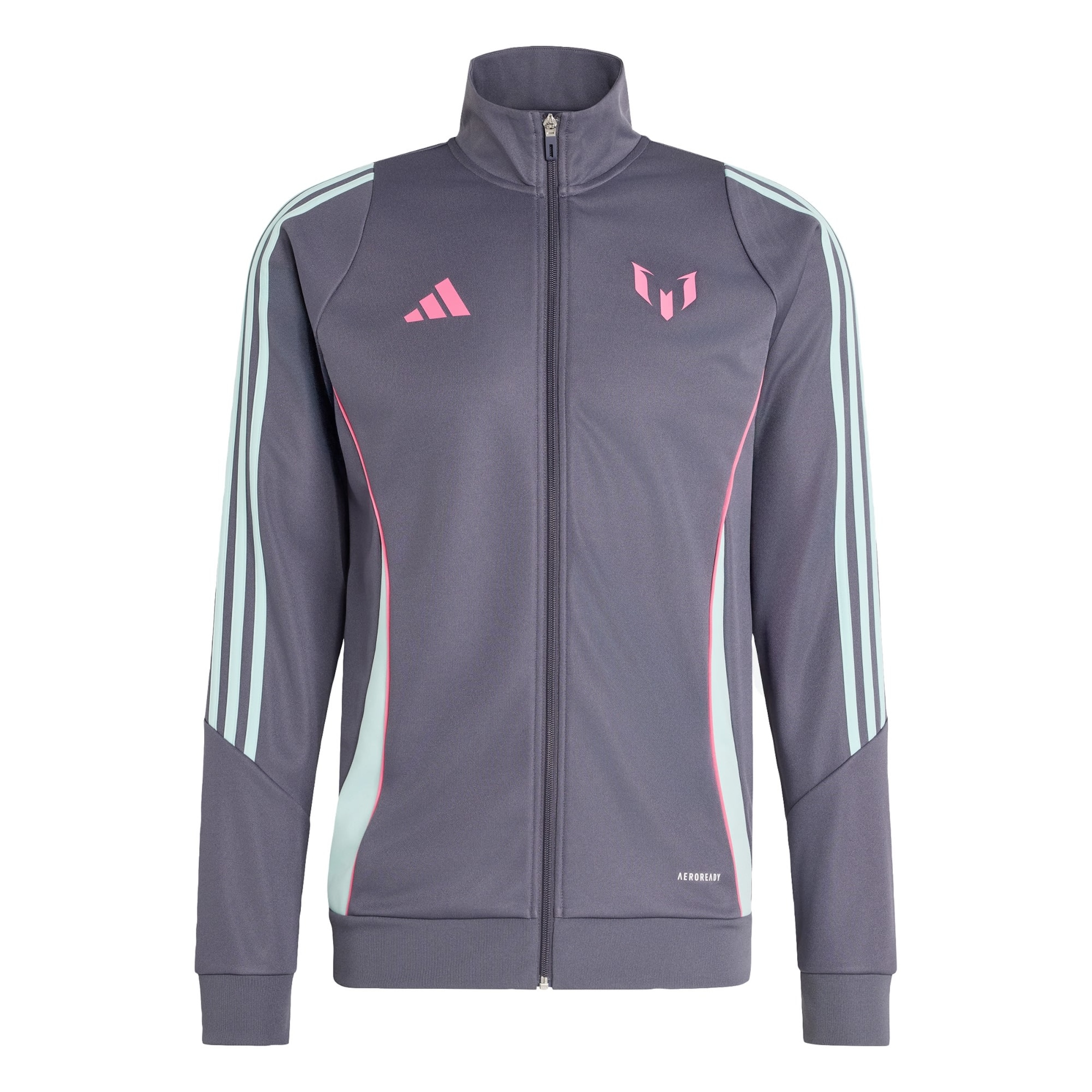 Veste de sport 'Messi' ADIDAS PERFORMANCE en gris : devant
