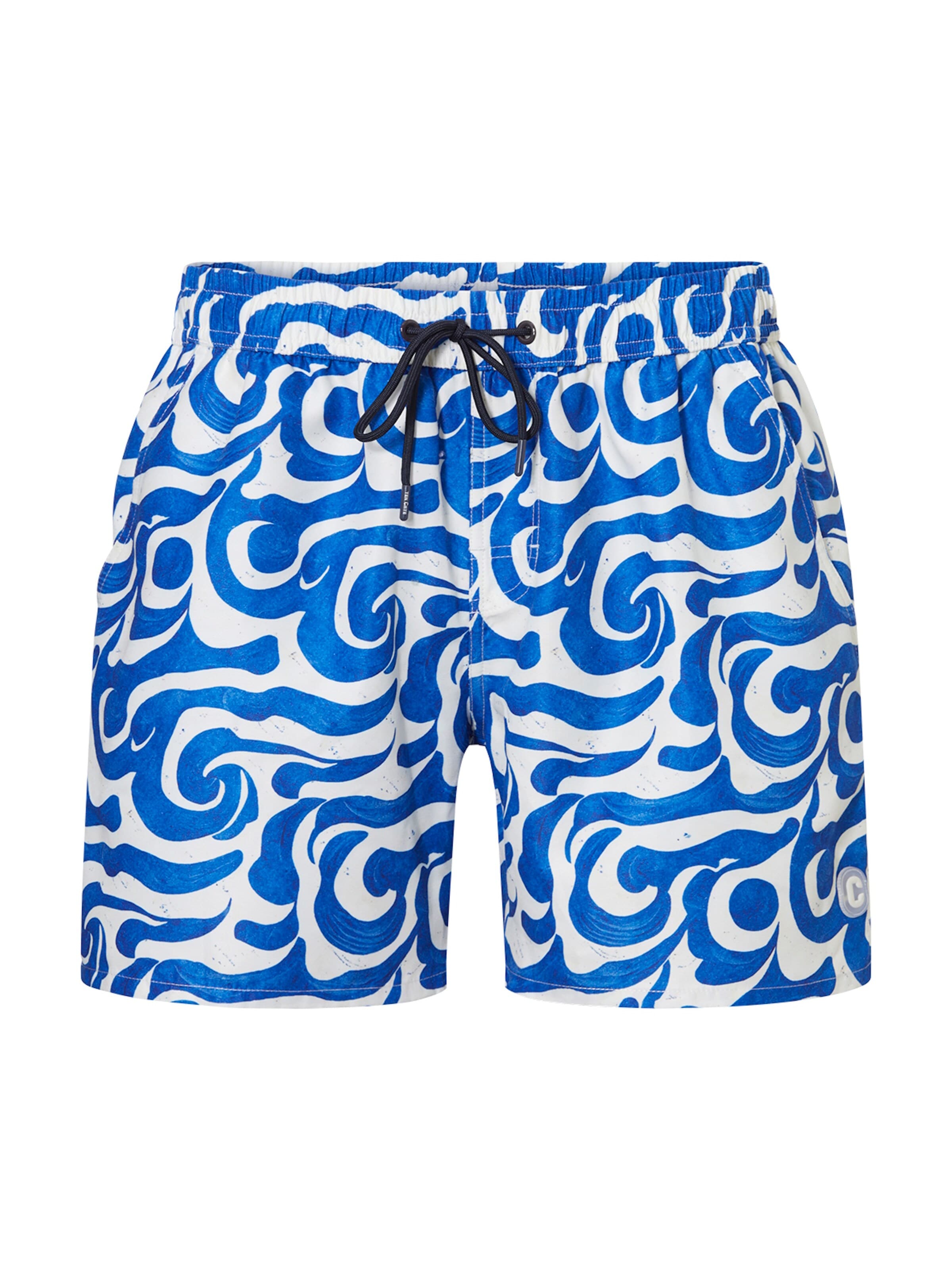 Ten Cate Zwemshorts in Blauw: voorkant