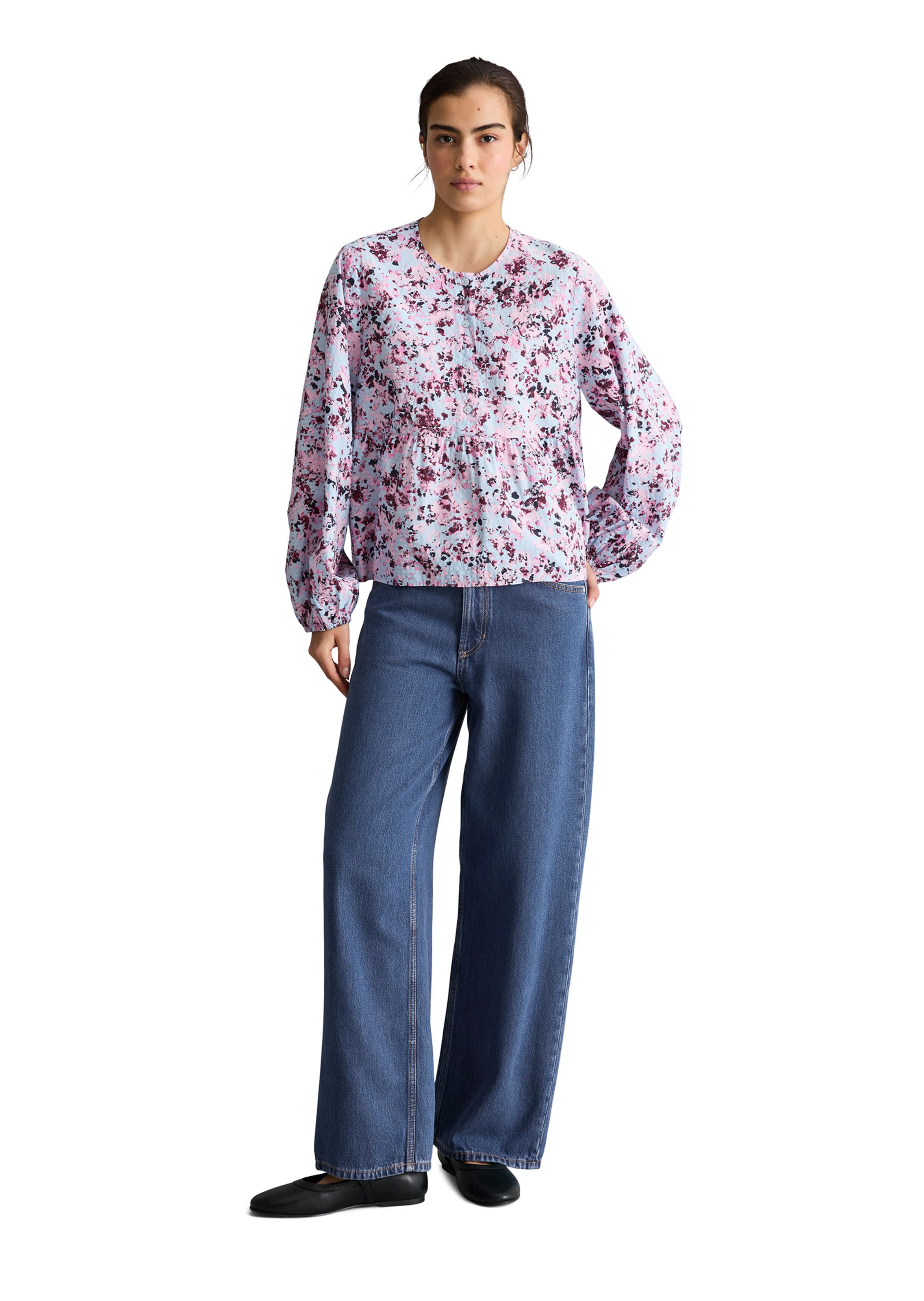 Marc O'Polo DENIM Bluse in Blau
