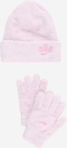 Nike Sportswear Set in Roze: voorkant