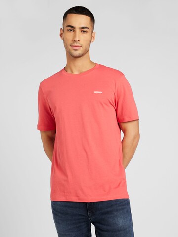 HUGO T-Shirt 'Dero' in Rot: Vorderseite