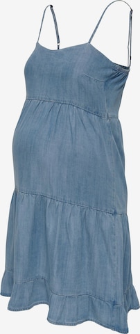 Only Maternity Zomerjurk 'Ragna' in Blauw: voorkant