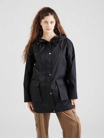 VILA Between-seasons parka 'KAHARA' in Black: front