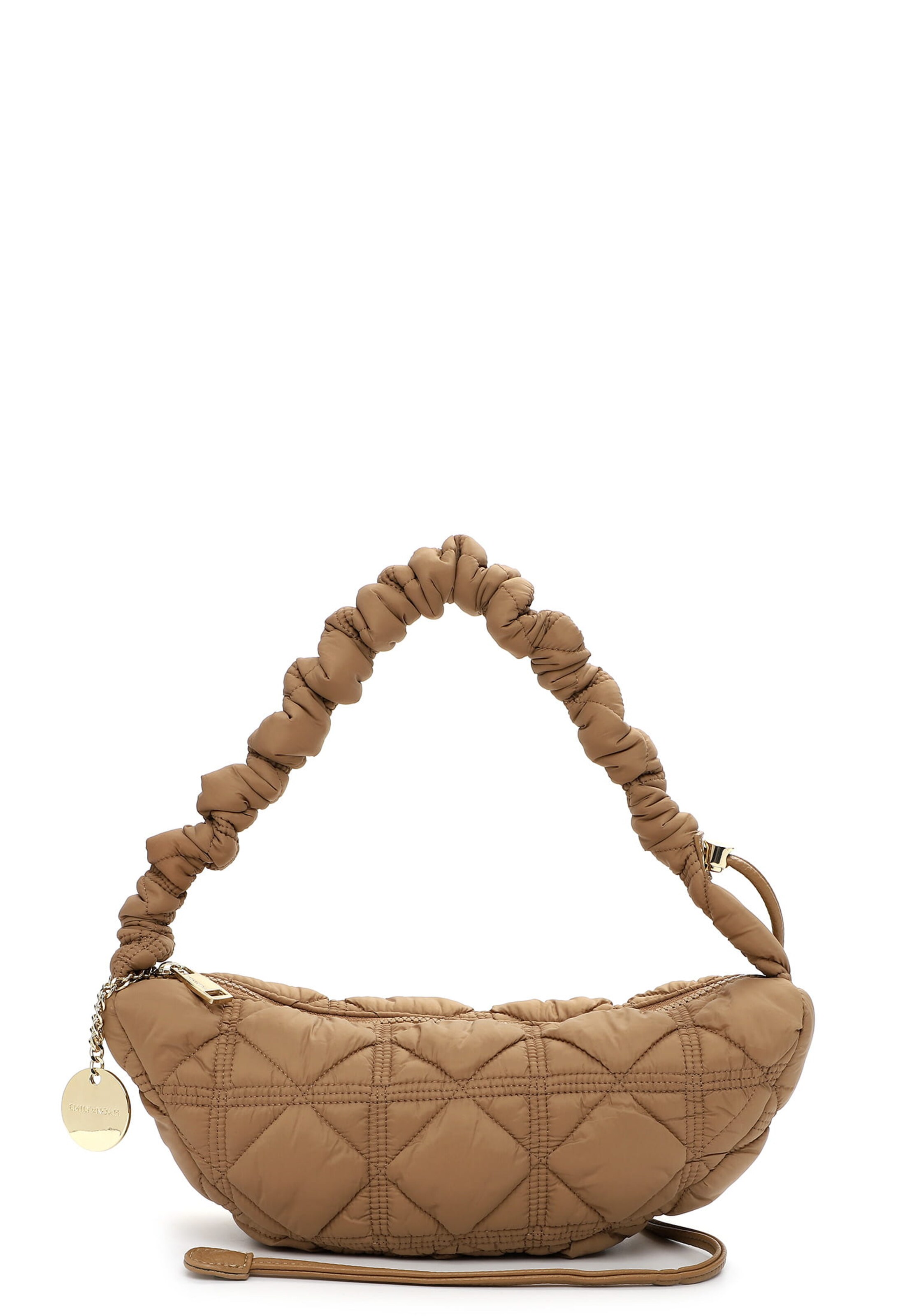 Emily & Noah Skuldertaske 'Hale' i beige: forside