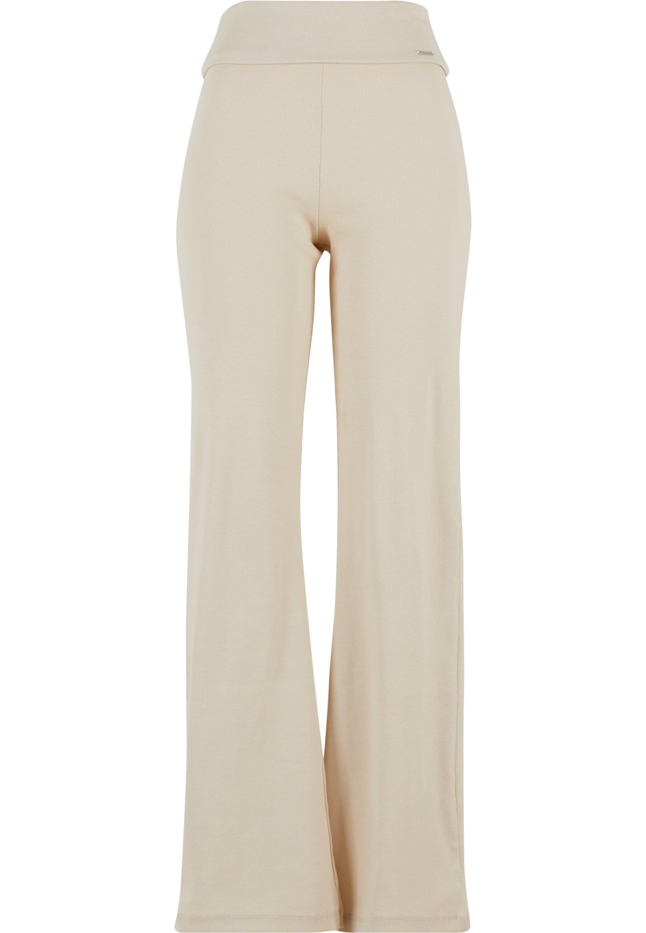 Aim'n Zvonový Kalhoty – béžová: přední strana