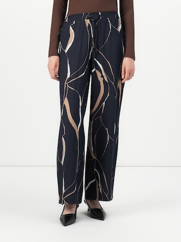 JDY Широкий Штаны 'JDYPepper' в Синий: спереди