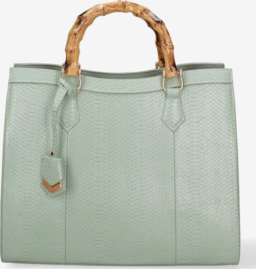 Borsa a spalla 'Borsa a Spalla Donna Ecopelle Vegana con Manico Bambù' di Diana&Co. in verde: frontale