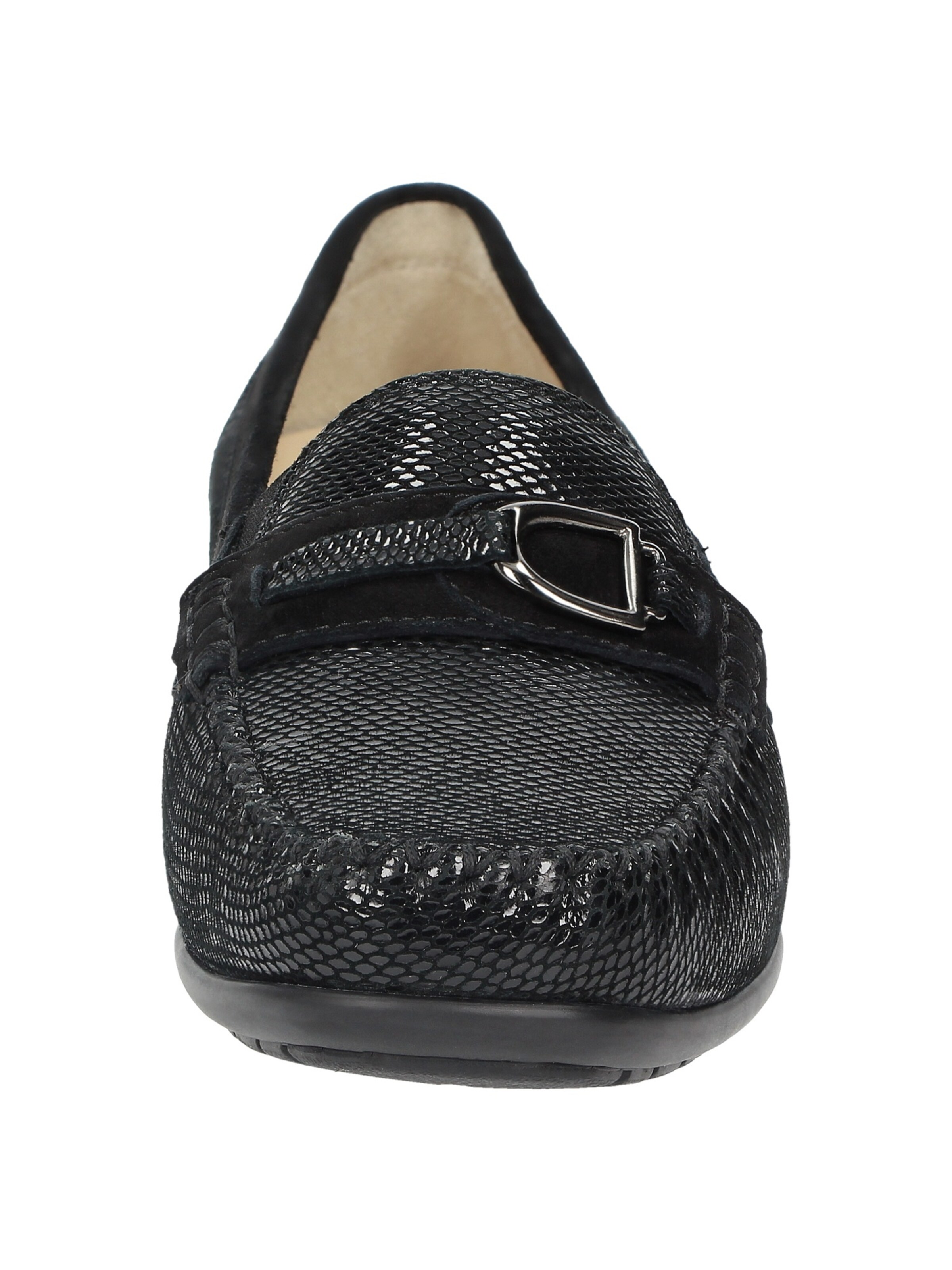 SIOUX Mokassin 'Cortizia' in Schwarz