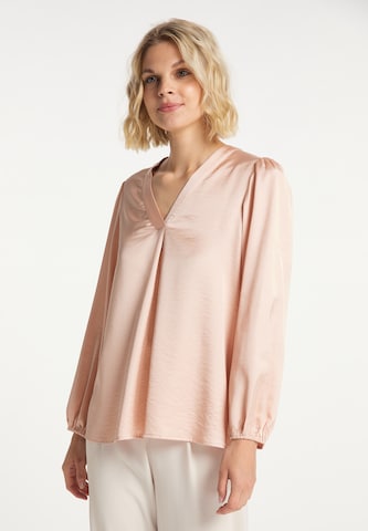 usha WHITE LABEL Blouse in Oranje: voorkant