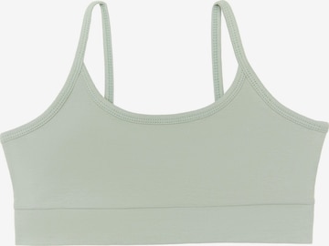 Albero Natur Top 'Mädchen Bustier aus Bio-Baumwolle' in Green: front