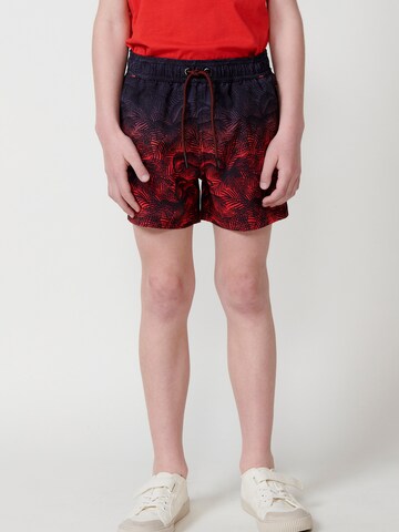 KOROSHI Zwemshorts in Rood: voorkant
