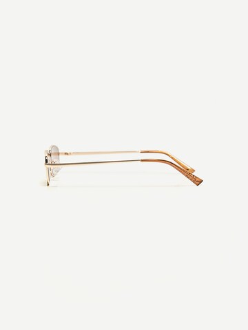 Lunettes de soleil Bershka en or