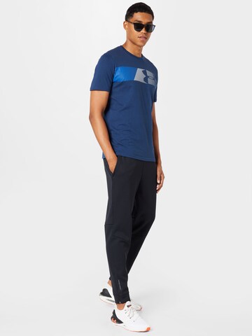 UNDER ARMOUR Sportshirt 'FAST LEFT CHEST' in Blau