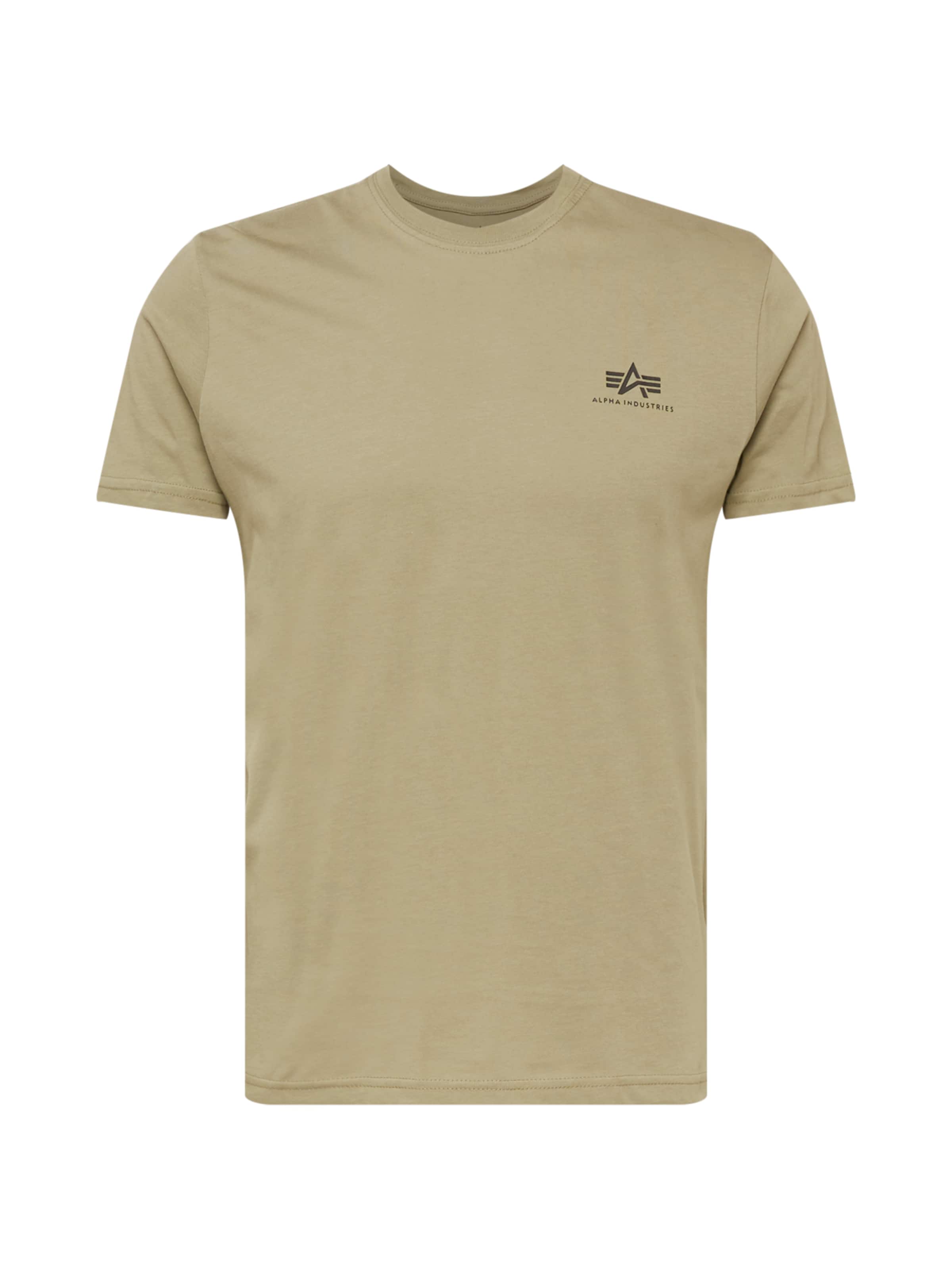 ALPHA INDUSTRIESMajica - zelena boja: prednji dio