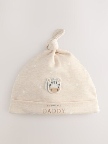 Next - Gorra 'I Love My Mummy/Daddy' en beige