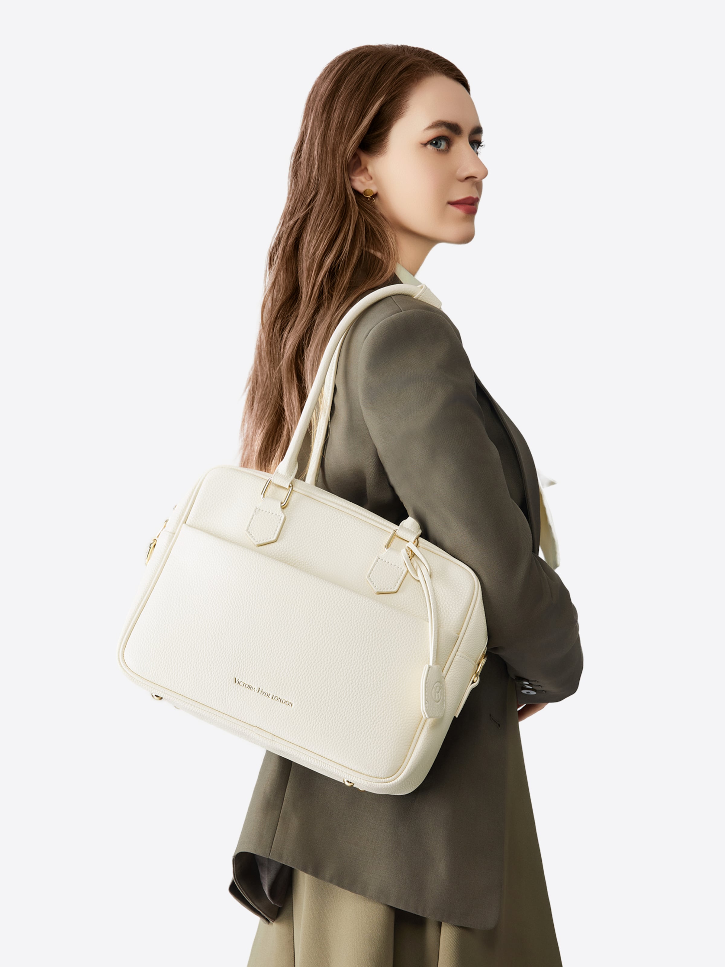 Victoria Hyde Handbag 'Margaret Small' in Beige: front