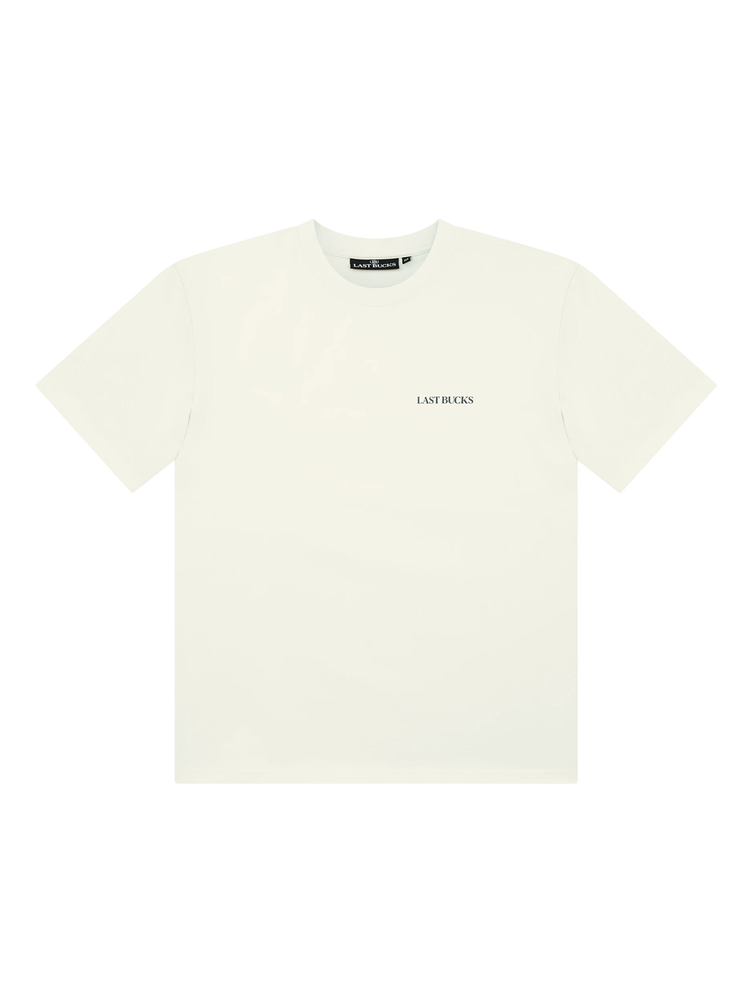 Last Bucks Shirt 'Last Bucks | Sinner & Saint Tee' in White: front