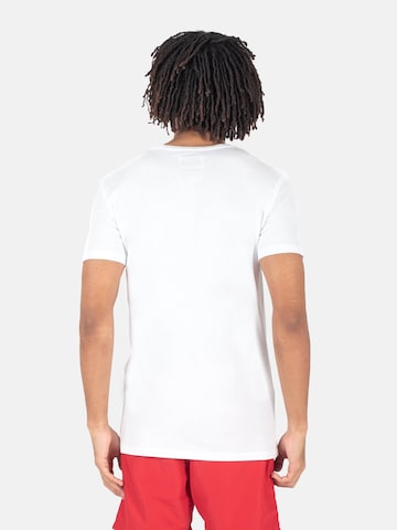 PANTONECLO Shirt 'Pantoneclo Men’s V-Neck Short Sleeve T-Shirt' in White