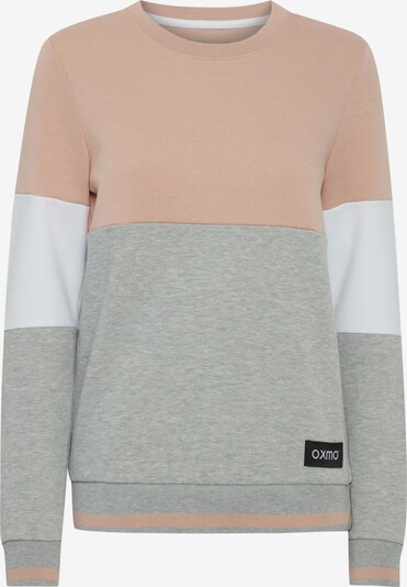 Oxmo Sweatshirt' OXOMAYA ' in grau / rosa / weiß, Produktansicht