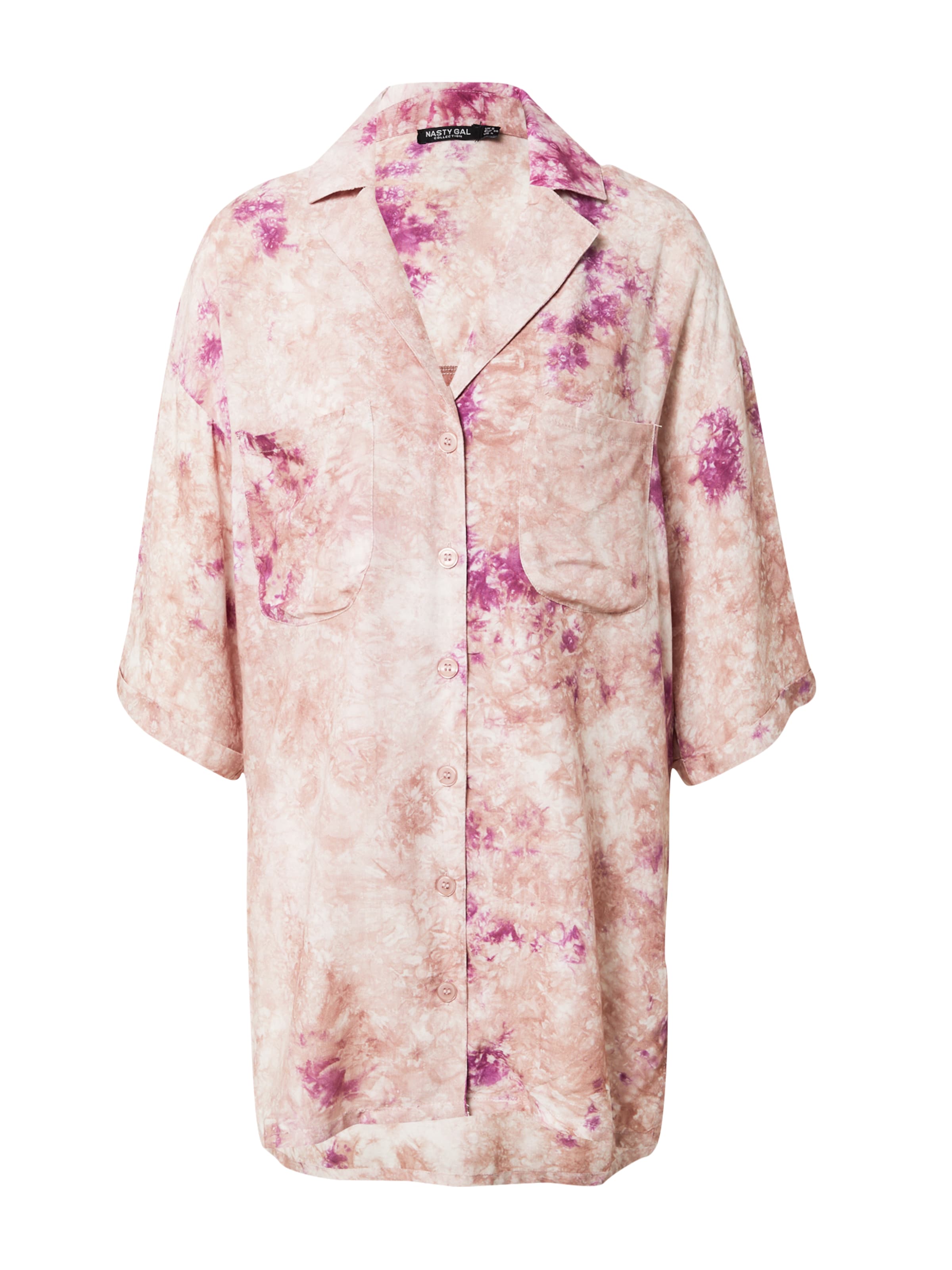 Nasty Gal Блуза в лилав: отпред