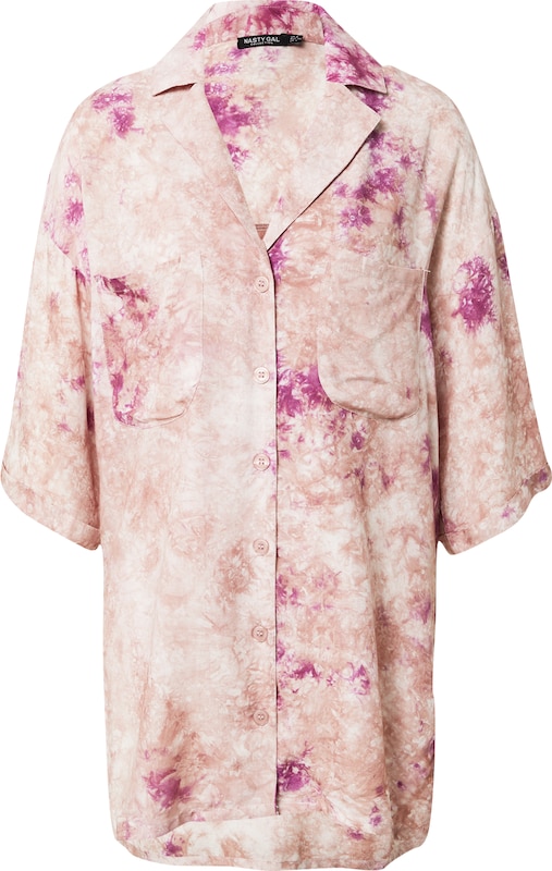 Nasty Gal Bluse in Lila Mauve